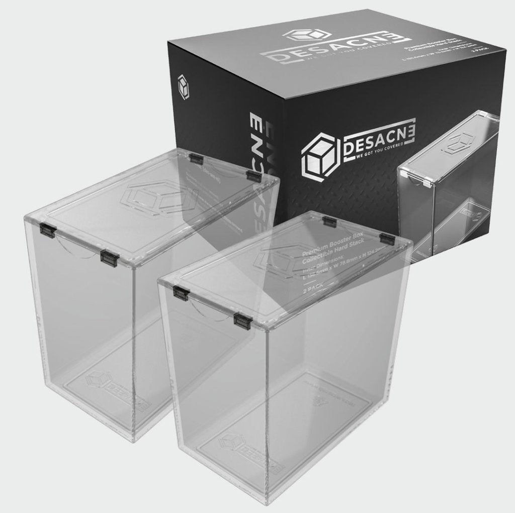 Desacne - Premium Booster Box Protector - 2 Pack Desacne - Premium Booster Box Protector - 2 Pack
